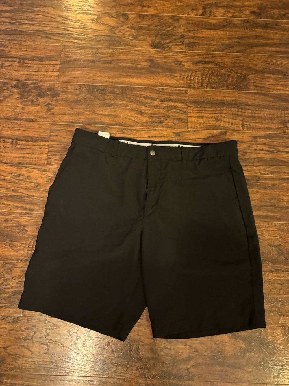 Callaway Men’s Golf Shorts 38 Black Flat Front Pockets